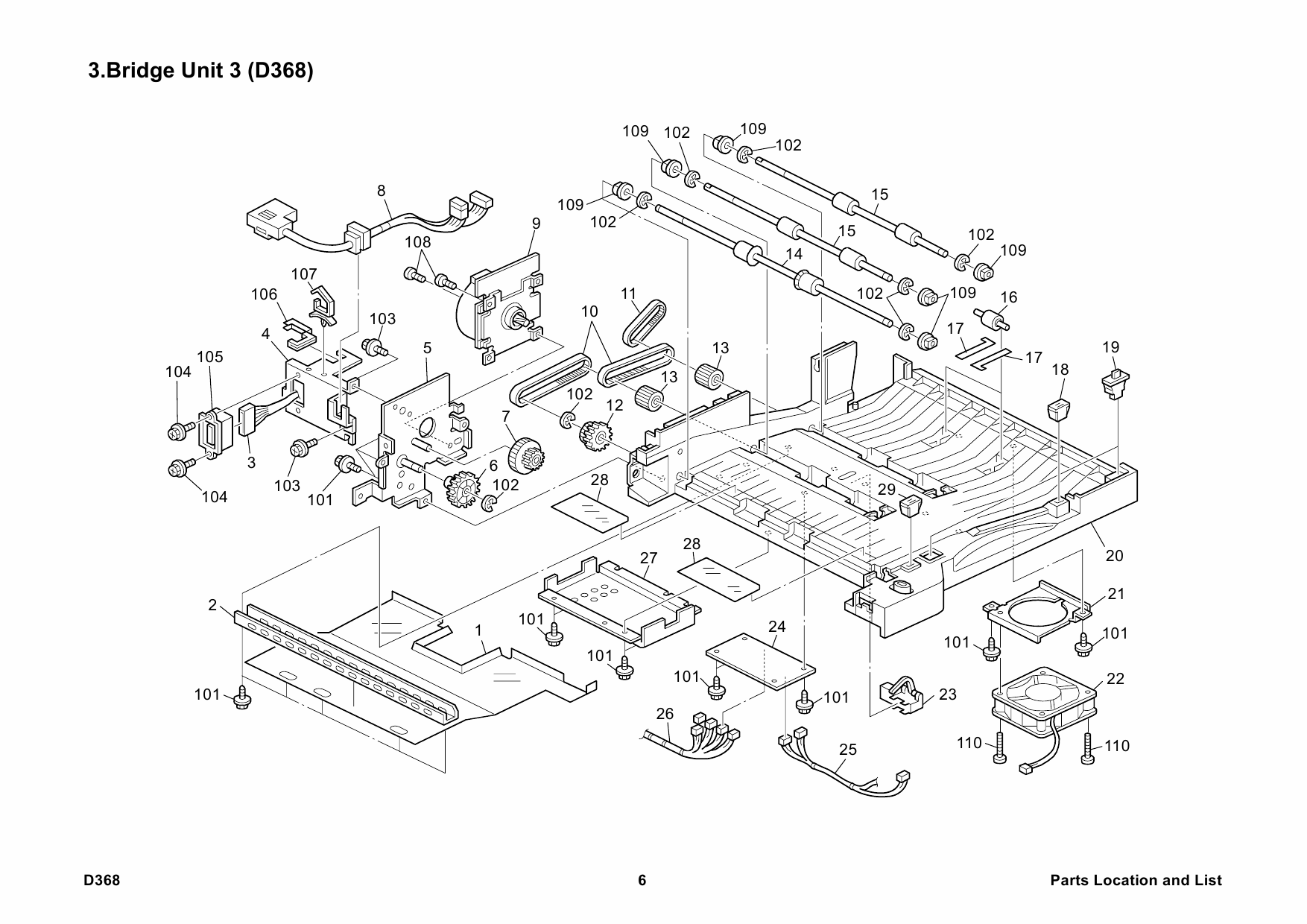 RICOH Options D368 BRIDGE-UNIT-BU3020 Parts Catalog PDF download-3 RICOH Options D368 BRIDGE-UNIT-BU3020 Parts Catalog PDF download-3